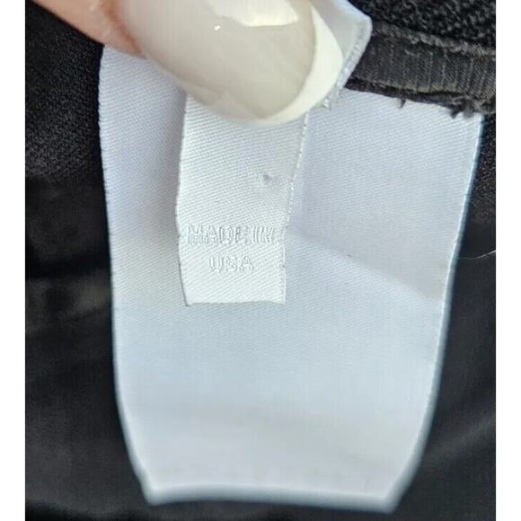 Rosetta Getty Womens Pants 8 Black Capri Pull On Straight Leg Elastic Waist - Picture 11 of 11